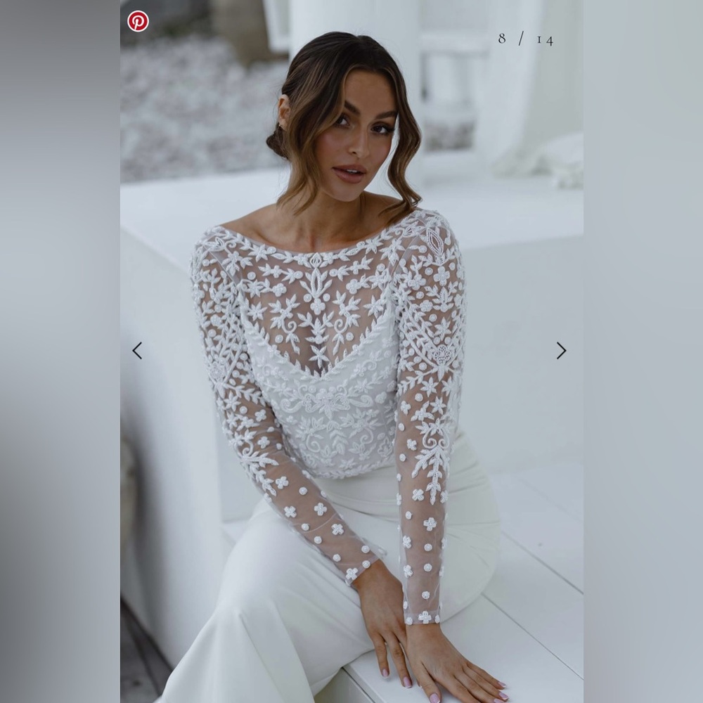 Anna Campbell Lissia topper bolero